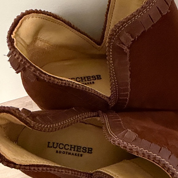 Lucchese Brown Ankle Boots - Picture 3 of 7